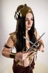 Moira Ancksunamun Cosplay Pose Daggers 